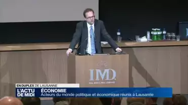 Acteurs du monde politique et économique réunis à Lausanne