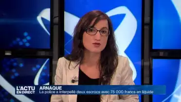 Deux escrocs interpellés avec 75&#039;000 francs en liquide