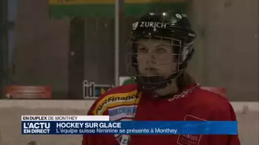 L&#039;équipe suisse féminine se présente à Monthey