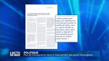 Pour plus de transparence dans le financement des partis