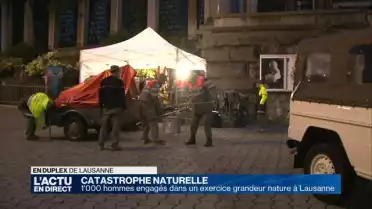 Simulations de catastrophes naturelles au coeur de Lausanne