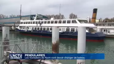 Les frontaliers de Nyon vont devoir changer de bateau.