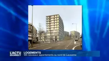 161 appartements et 24 studios au nord de Lausanne