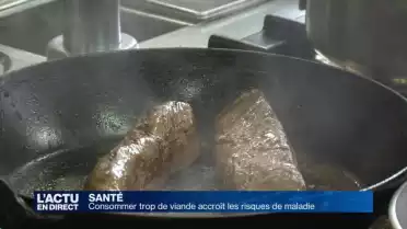 Une consommation excessive de viande nuirait à la santé