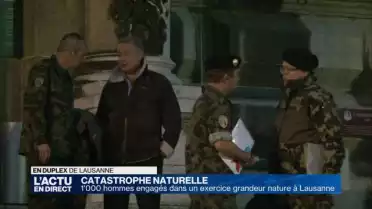 Lausanne sous les eaux avec la simulation Tornado