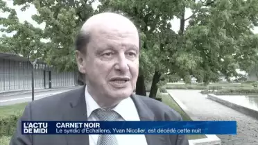 Le syndic d&#039;Echallens Yvan Nicolier est décédé
