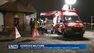 Deux jours de scénario catastrophe à Lausanne