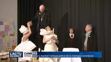 Baptême d&#039;une meringue à la crème double