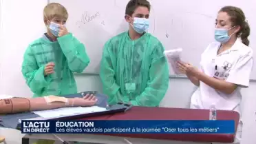 Les élèves vaudois découvrent des métiers