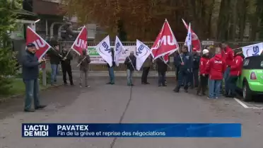 Fin de la grève pour les employés de Pavatex