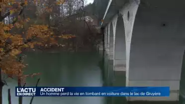 Un automobiliste se noie dans le lac de la Gruyère