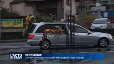Dernier hommage à Yvan Nicolier à Echallens