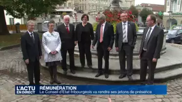 Le Conseil d&#039;Etat fribourgeois veut rendre les jetons.