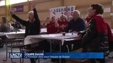 Coupe Davis: la Pontaise vibre pour l&#039;équipe de Suisse