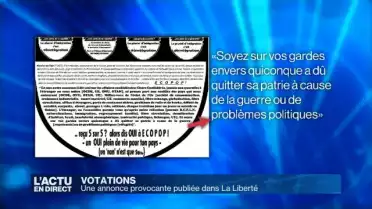 Ecopop: une annonce provocante publiée dans La Liberté