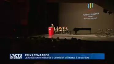 La fondation Leenaards récompense Hervé Dumont