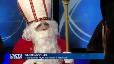 Saint Nicolas et son regard sur l&#039;actualité fribourgeoise