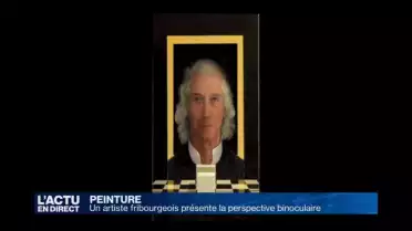 Un artiste fribourgeois présente la perspective binoculaire