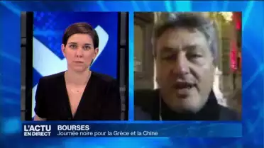 Bourse: journée noire pour la Chine et la Grèce