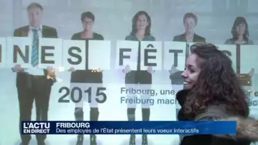 Les employés de l’État présentent des voeux interactifs