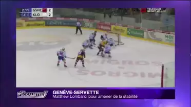 Genève-Servette: Lombardi pour amener de la stabilité