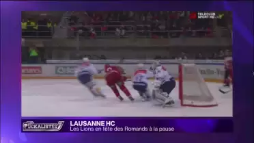 Lausanne HC : Les lions en tête des romands à la pause
