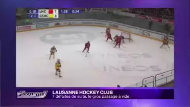 Lausanne HC : 7 défaites de suite, le gros passage à vide