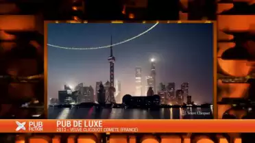 Champagne pour la pub!