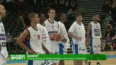 Coupe suisse: la finale échappe d'un point à Olympic