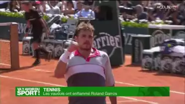 Les vaudois ont enflammé Roland Garros
