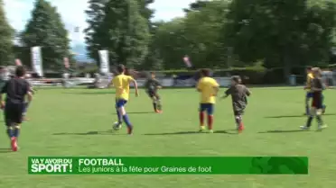 Les juniors à la fête pour Graines de foot