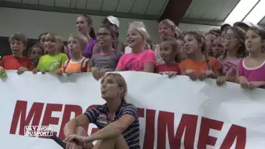 Timea Bacsinszky rencontre ses fans à Romanel