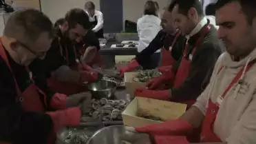 Des huîtres et du vin pour un beau panorama à Aran-Villette.