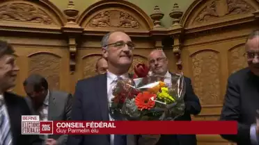 Revivez l&#039;élection de Guy Parmelin