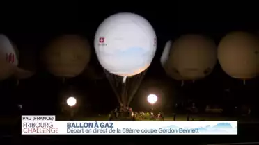 C&#039;est parti!!! Le départ de la Gordon Bennett en direct
