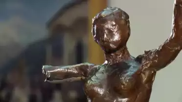 Edgar Degas - La danseuse s&#039;avançant les bras levés