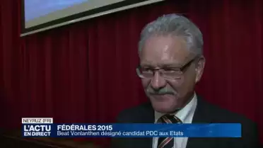 Beat Vonlanthen désigné candidat PDC aux Etats