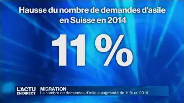 Le nombre de demandes d&#039;asile en hausse en 2014