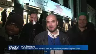 Dieudonné s&#039;est bien comporté durant son spectacle