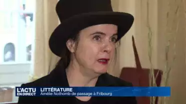 Amélie Nothomb de passage à Fribourg