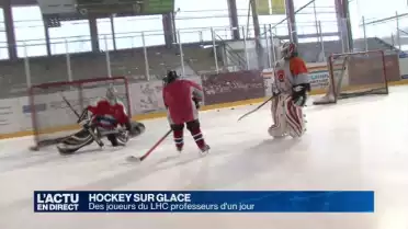 Les joueurs du LHC professeur d'un jour à Villars