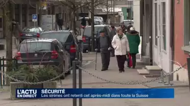 Les sirènes ont retenti dans toute la Suisse
