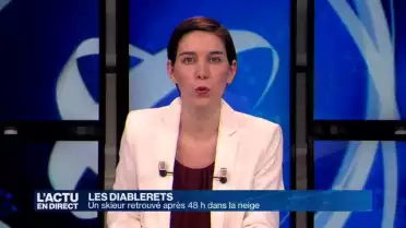 Un skieur miraculé