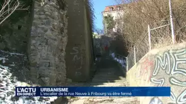 L'escalier de la Route-Neuve fermé dès vendredi