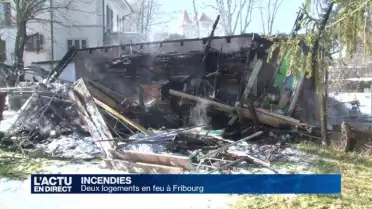 Deux incendies à Fribourg