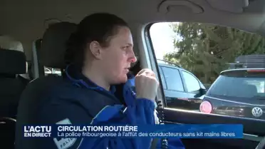 Les dénonciations pour usage de natel au volant diminuent