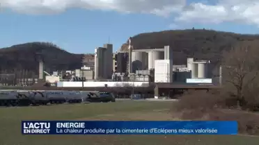 La chaleur de la cimenterie d'Eclépens mieux valorisée