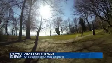 Cross de Lausanne: un parcours boueux mais sans neige
