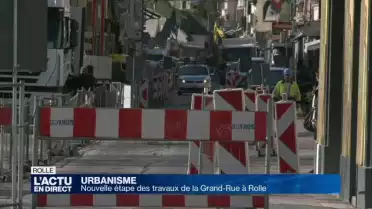 Une nouvelle étape de travaux pour la Grand-Rue à Rolle