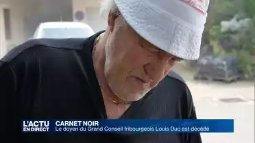 Louis Duc aura marqué la politique fribourgeoise
